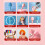 Portable Wireless Bluetooth Microphone with 1200mAh Battery, 5 Light Modes, Pink 8