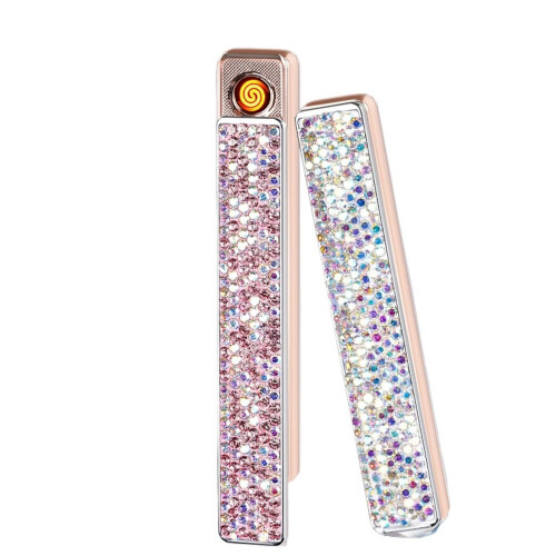 USB Rechargeable Windproof Electric Arc Lighter with Moisture Proof Design, Shiny Silver Finish 1