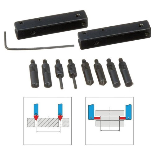 Digital Caliper Accessories Kit 8 Measuring Points 2 Clamps 1 Wrench for Internal External  Step Measurement Tools 1