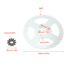T8F Sprocket Chain Combo 47cc 49cc Pocket Bike