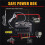 Wireless 6 Gang  Panel for   JK 2007-2018 with LED Controller 1