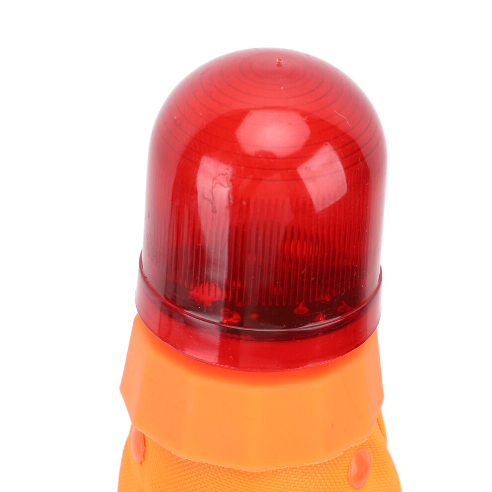 Retractable LED Safety Cone for Night Use