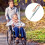 Blind Cane Lightweight Titanium 125cm Folding Walking Stick 7Section for Visually Impaired 2