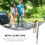 Blind Cane Lightweight Titanium 125cm Folding Walking Stick 7Section for Visually Impaired 3
