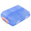 Plastic Waterproof Medicine Container 10 Slots Lockable Weekly Pill Case Blue 3