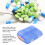 Plastic Waterproof Medicine Container 10 Slots Lockable Weekly Pill Case Blue 5