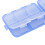Plastic Waterproof Medicine Container 10 Slots Lockable Weekly Pill Case Blue 8