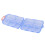 Plastic Waterproof Medicine Container 10 Slots Lockable Weekly Pill Case Blue 11