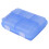 Plastic Waterproof Medicine Container 10 Slots Lockable Weekly Pill Case Blue 13