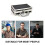 2X Aluminum Alloy Toolbox Accessories Storage Box Practical Aluminum Suitcase Portable Handle Small Toolbox Storage Box 3