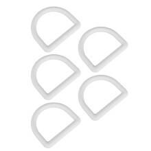 5 Pcs Heavy Duty Plastic D Ring Tie Down Anchors Gray, Portable 60g