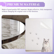 Adhesive Table Protective Film Glossy Clear Protection Anti-Scratch Heat Resistant Furniture Stickers Table 50cmx2M