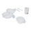 Kids Melamine Elephant Shape Plate Set with Fork Spoon Cup Bowl – Machine Washable 7