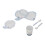 Kids Melamine Elephant Shape Plate Set with Fork Spoon Cup Bowl – Machine Washable 15