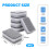 Heavy Duty Kitchen Scrub Sponge 10 Pack, Dual Sided Non Scratch for Multi Surface Dishwashing 2