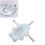Baby Bath Seat Foldable Soft Support Mat, Blue Water Drop, 57cm 15