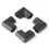 8Pcs Bumper Corner Protectors By Table  Baby Safety Black 2