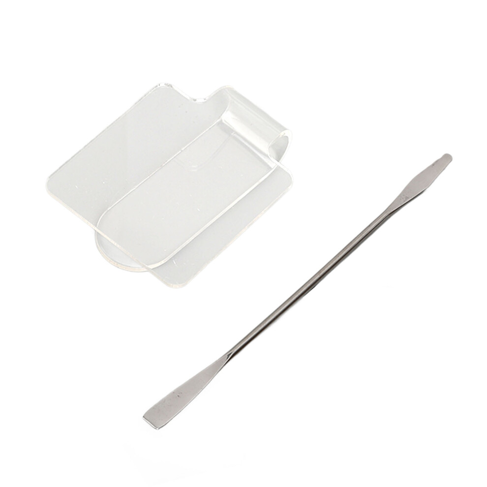 Acrylic Makeup Mixing Palette & Spatula Set
