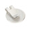 Golfball-Markierer Hutclip - Flaggenmuster, Silber 9
