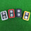 Golfball-Markierer Hutclip - Flaggenmuster, Silber 11