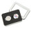 Golfball-Markierer Hutclip - Flaggenmuster, Silber 16