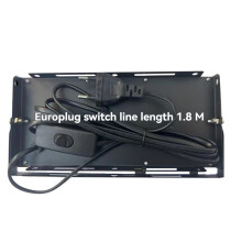 2 Pcs UVA Black Light 220V Black Lights IP65 Waterproof Black Light for Black Light Stage Lighting EU Plug 50W