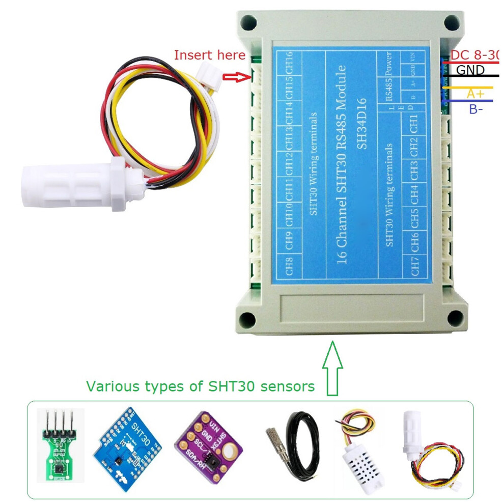 Digital Temp Humidity Module RS485 RTU