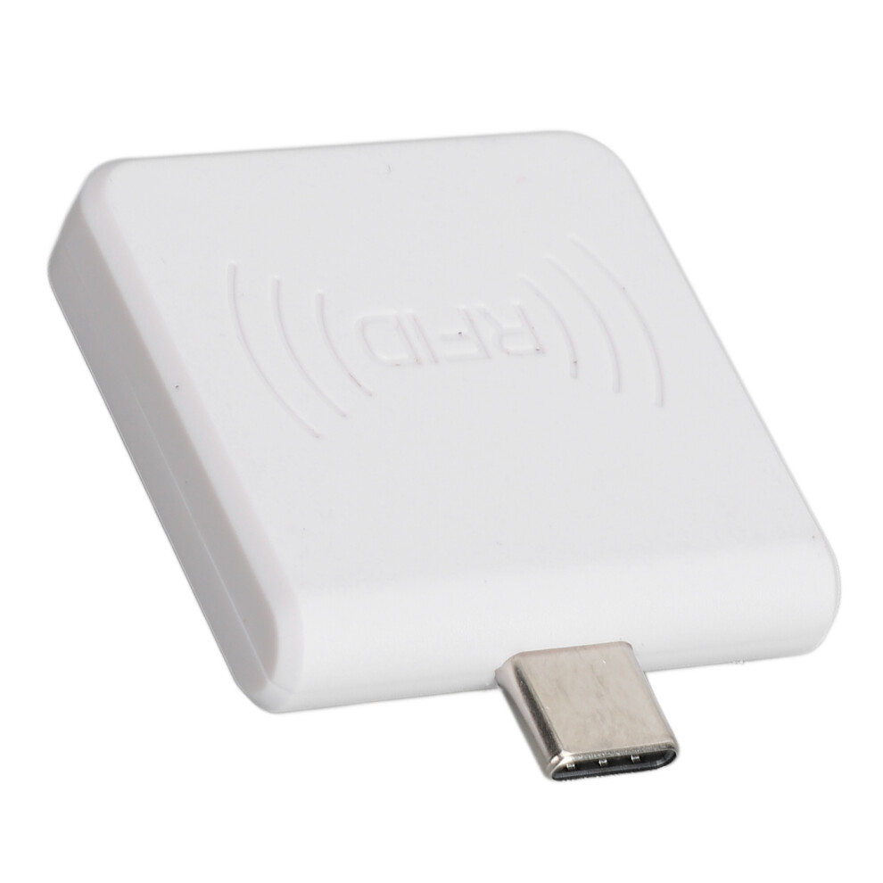 Contactless Rfid Card Reader 13.56Mhz Type C For Windows Mobile Phones White 3251393620659