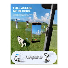 JOYROOM Magnetic  Cart Phone Holder Mount, [Tri-Fold+All Alloy]  Cart Accessories