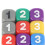 12pcs Colorful Plastic Dice - 1.3cm Rounded Corners for Math & Games 10