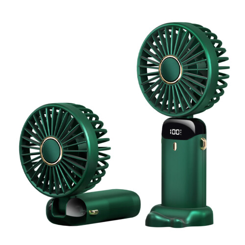 Mini Portable Handheld Fan 5 Speeds, 90 Foldable, Rechargeable, 190g 2