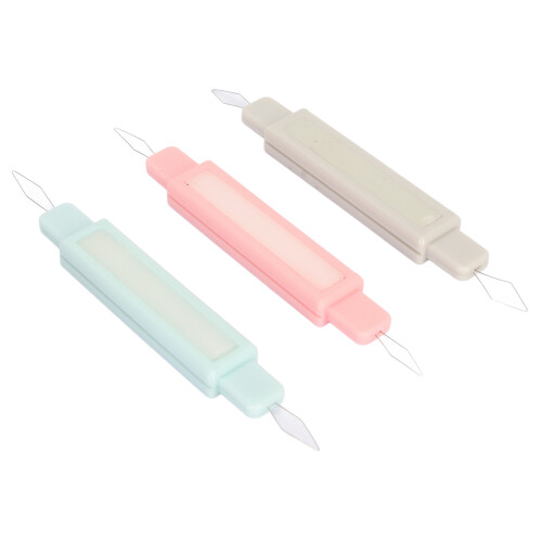 3pcs Double Needle Threader Set 3.9in Multifunction Portable Sewing Tool 2