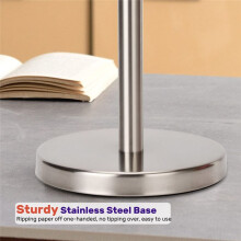 Toilet Paper Holder, Free Standing Toilet Paper Holder Stand with Reserve for 4 Spare Rolls, Sturdy Base