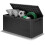 280L Waterproof Garden Storage Box Black Rattan 2