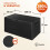 280L Waterproof Garden Storage Box Black Rattan 3