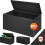 280L Waterproof Garden Storage Box Black Rattan 4