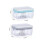 2pcs Modern Bathroom Soap Dish Set with Quick Foaming Action, Keeps Soap Dry 2