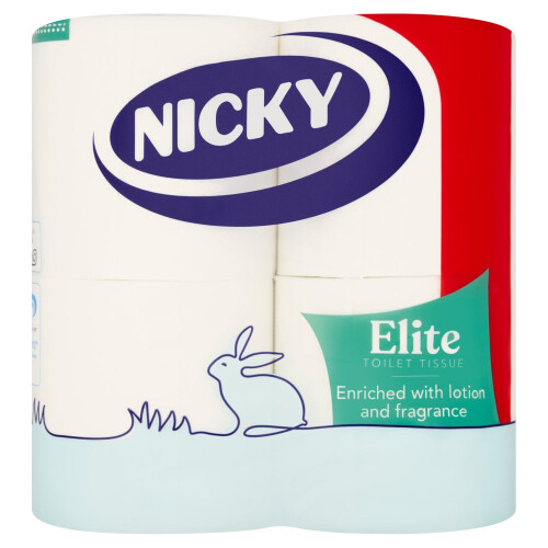 Nicky Elite Toilet Tissue 2 Roll  (Pack of 10) 2