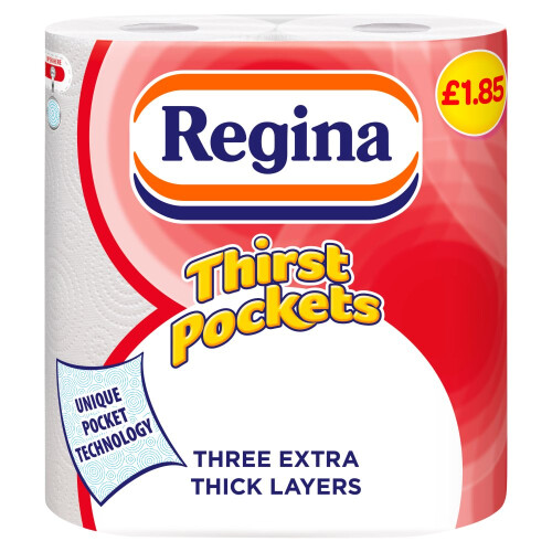 Regina Thirst Pockets 2Rolls (Pack of 10) 2