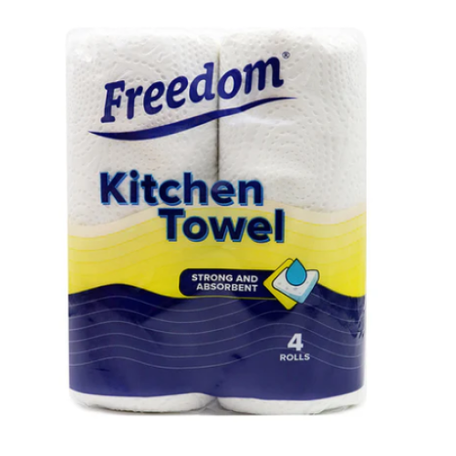 Freedom 4 Pack 2-Ply Kitchen Towel (Pack of 6) 2