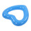 Heart Shaped Swimming Circle 45cm Inflatable Pool Float PVC Blue 14
