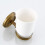 Wall Mounted Toothbrush Holder with Cup, Modern Space Saving Bathroom Organizer 4