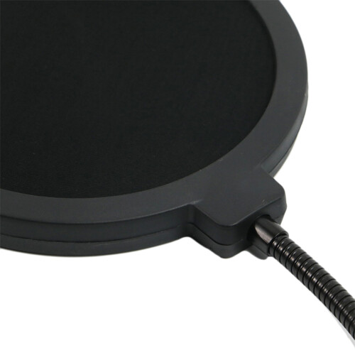 Dual-Layer Microphone Filter Shield with 360 Gooseneck, 37*15cm for Studio & Live Streaming 2