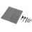 7pcs PU Box Hearing Amplifier Cleaning Tools Kit, Wax Loop & Magnet 14