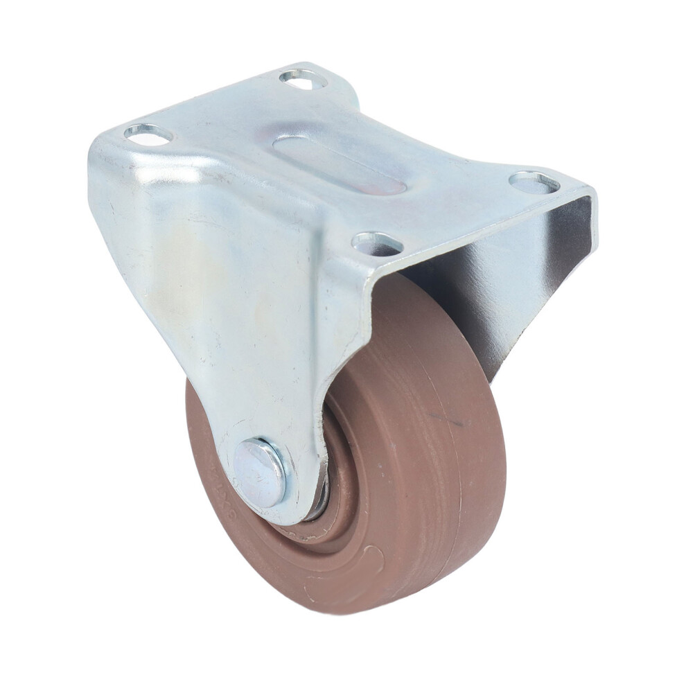 Heavy Duty Nylon Caster Wheel 3in Fixed Rivet