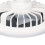 Adjustable Ceiling Fan Light 85-265V 30W with E27 Base for Home Room 13