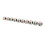 10PCS White Plastic Left Right Center Dice for Board Games, 1.6cm 8