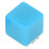 6Pcs Blue Plastic Blank Dice Set 30mm for Math Teaching & Board Games 2