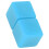 6Pcs Blue Plastic Blank Dice Set 30mm for Math Teaching & Board Games 8