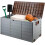 Wheeled Garden Storage Box with Seat Easy Clean 2